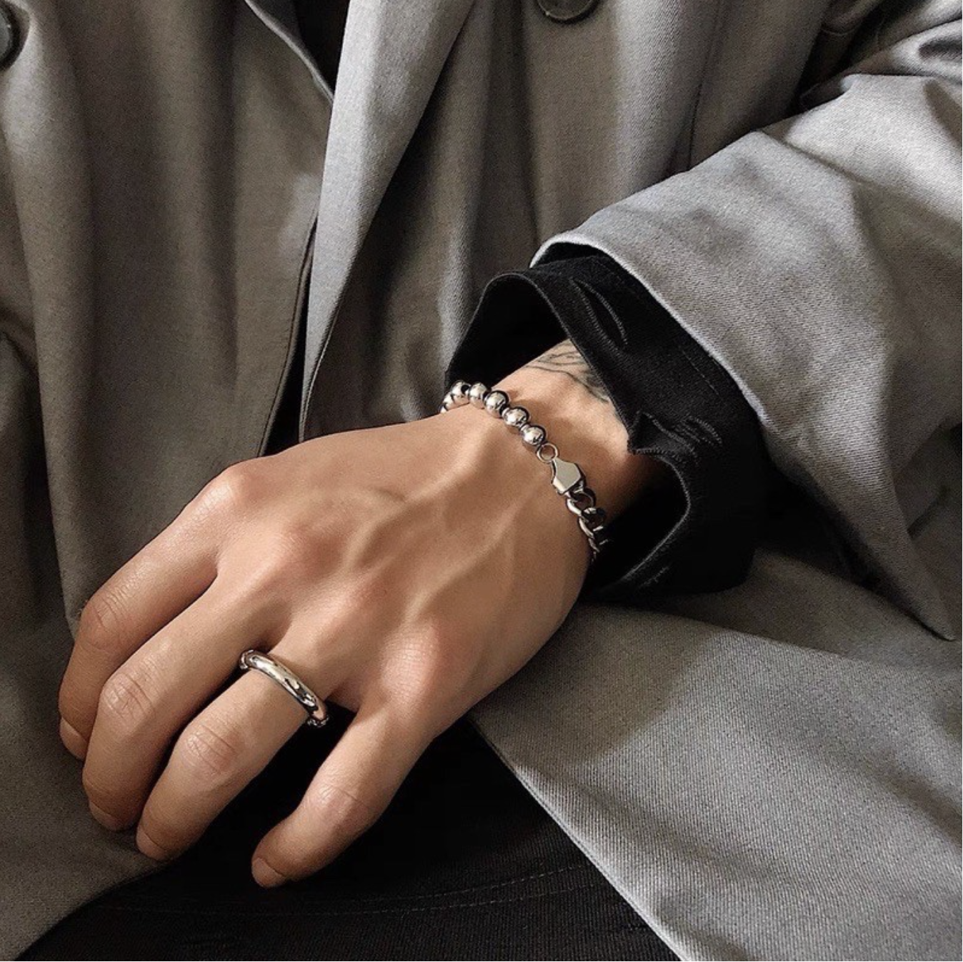 JIN ACC 盒裝平價飾品 (手鍊) 珠鍊拼接古巴鍊 飾品 配件