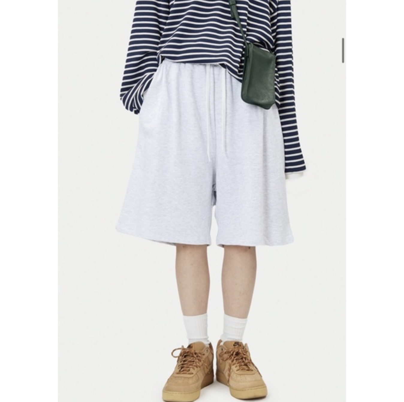 韓國 Raucohouse 8色 重磅寬鬆棉短褲 素面 短褲 棉褲 抽繩 寬鬆 棉短褲