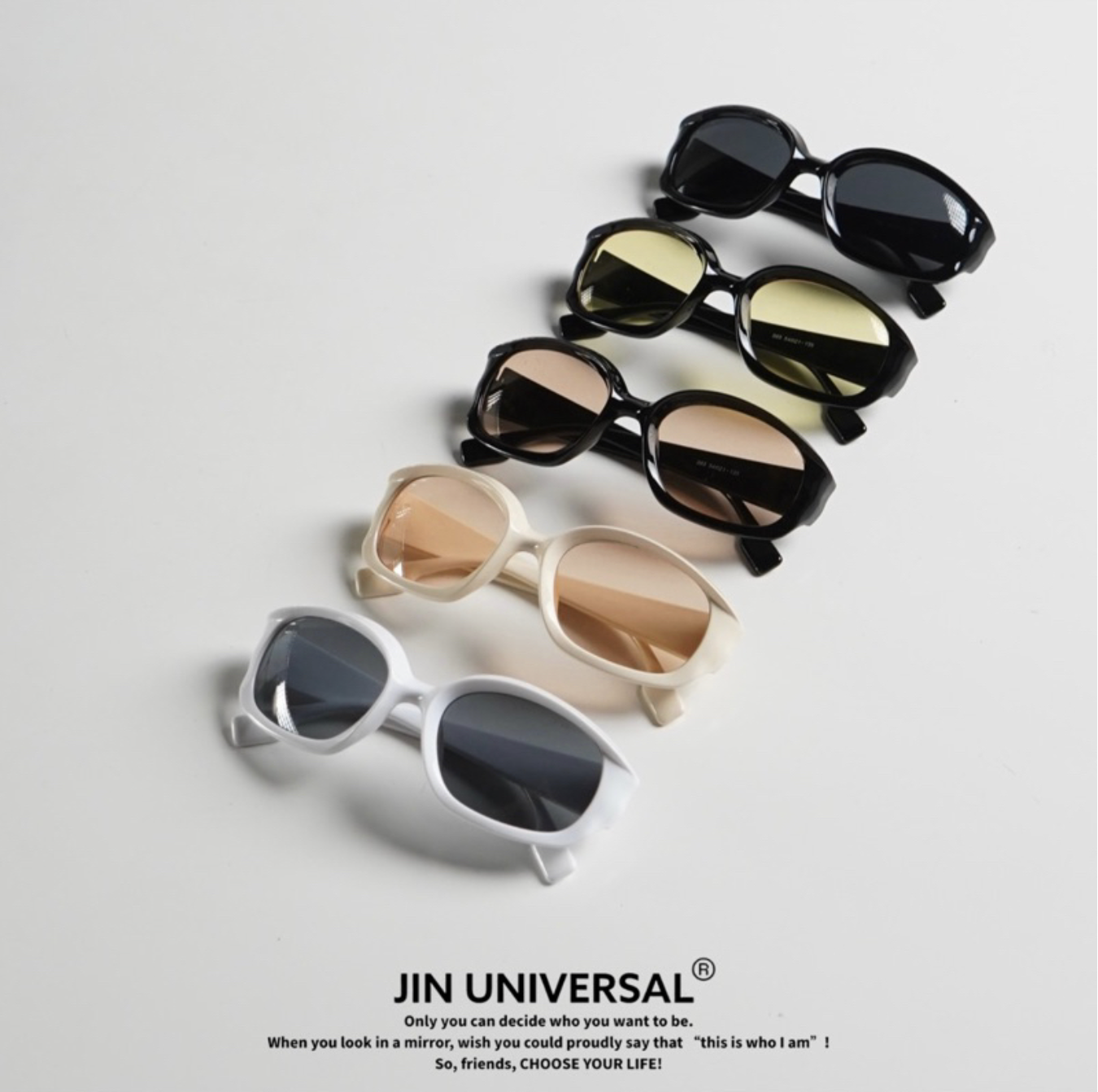 JIN UNIVERSAL S18 凹框造型鏡框（可換鏡片附盒）造型鏡框