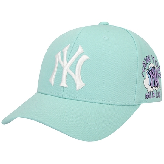 MLB LIKE SIDE-LOGO STRUCTURED BALL CAP