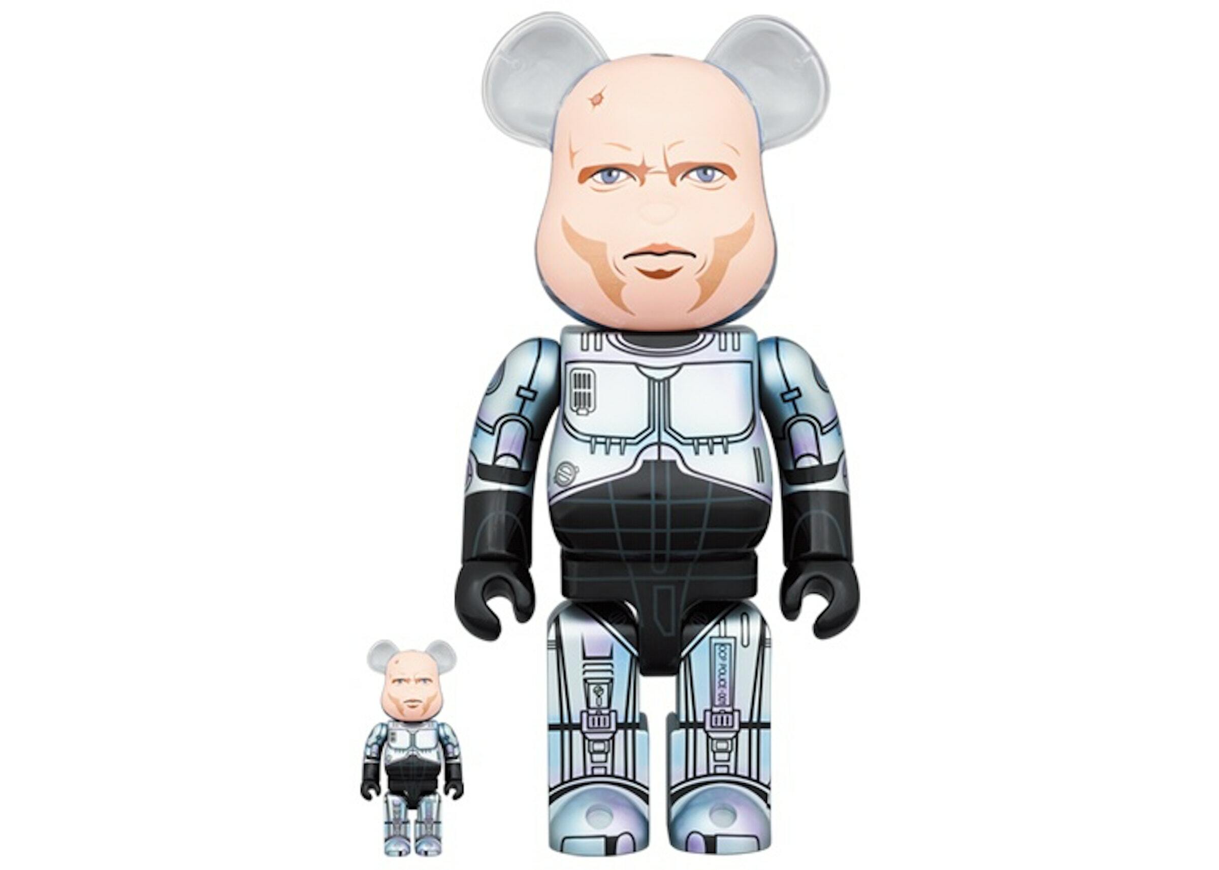 BE@RBRICK ROBOCOP 2 MURPHY HEAD VER. 100% & 400% SET