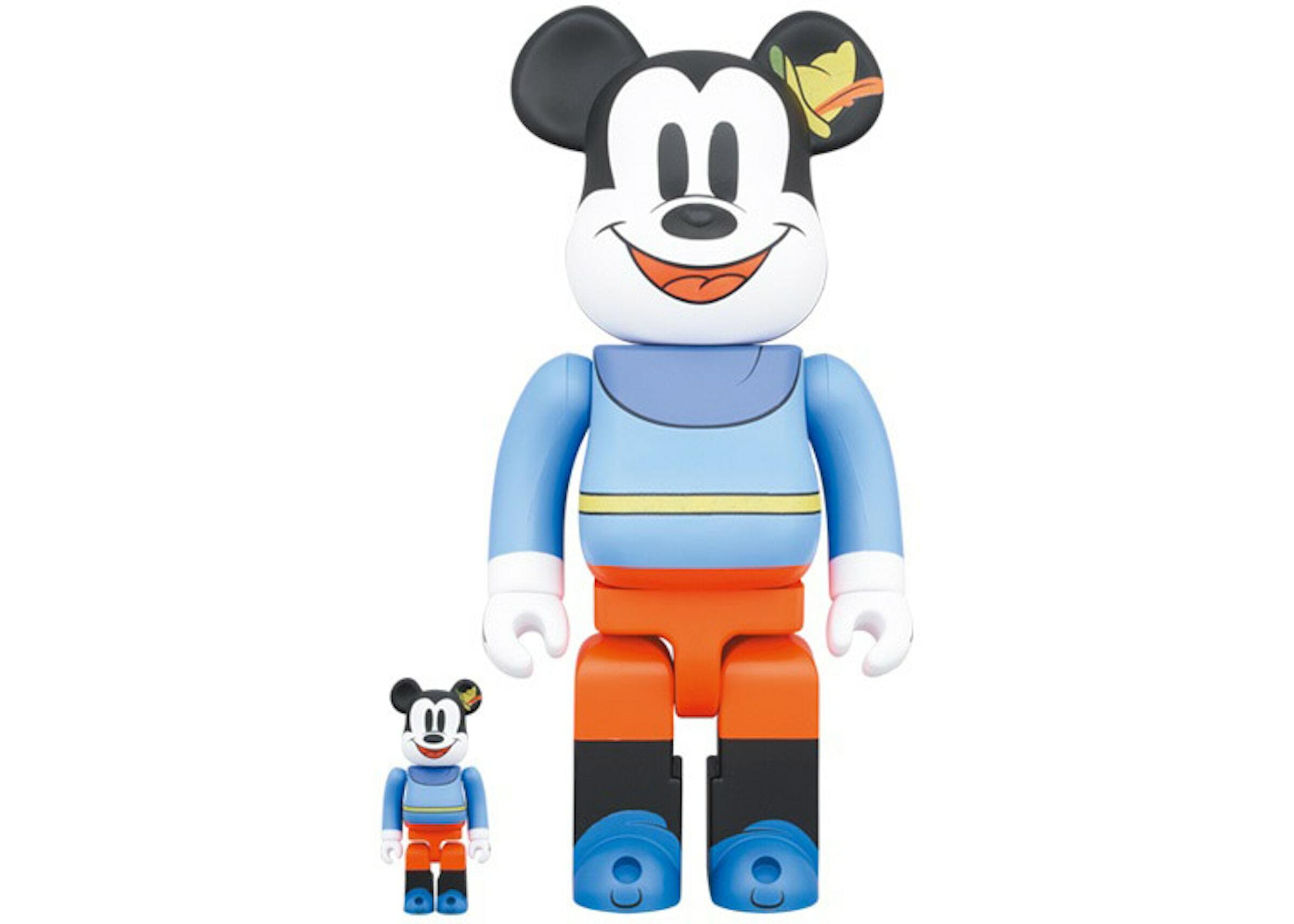 BE@RBRICK DISNEY MICKEY MOUSE (BRAVE LITTLE TAILOR) 100% & 400% SET