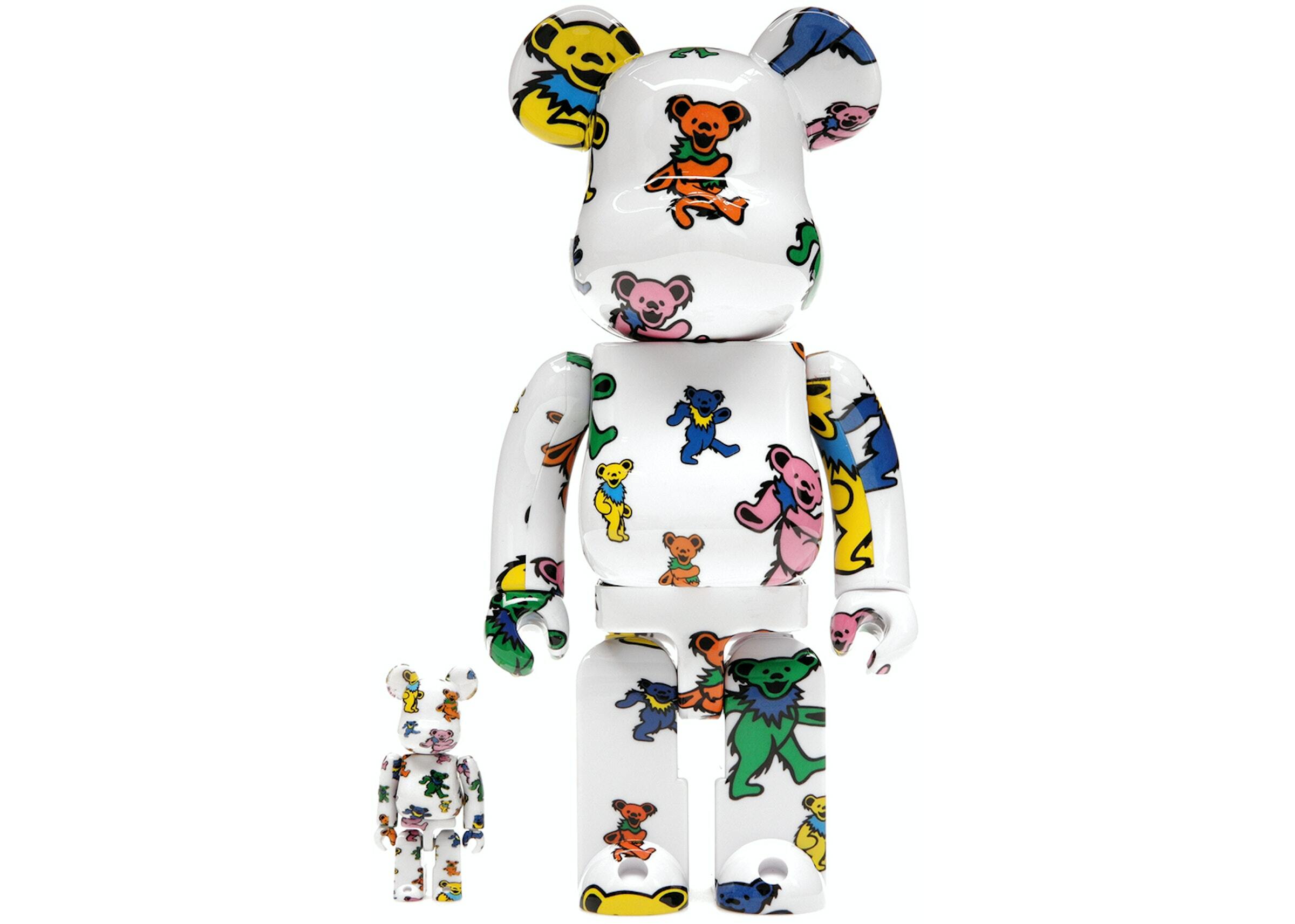 BE@RBRICK GRATEFUL DEAD (DANCING BEAR) 100% & 400% SET