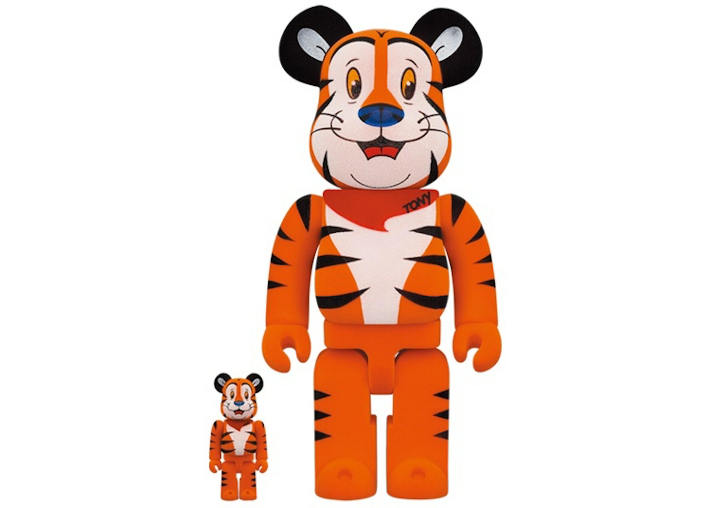 BE@RBRICK KELLOGG'S TONY THE TIGER FLOCKY VER. 100% & 400% SET