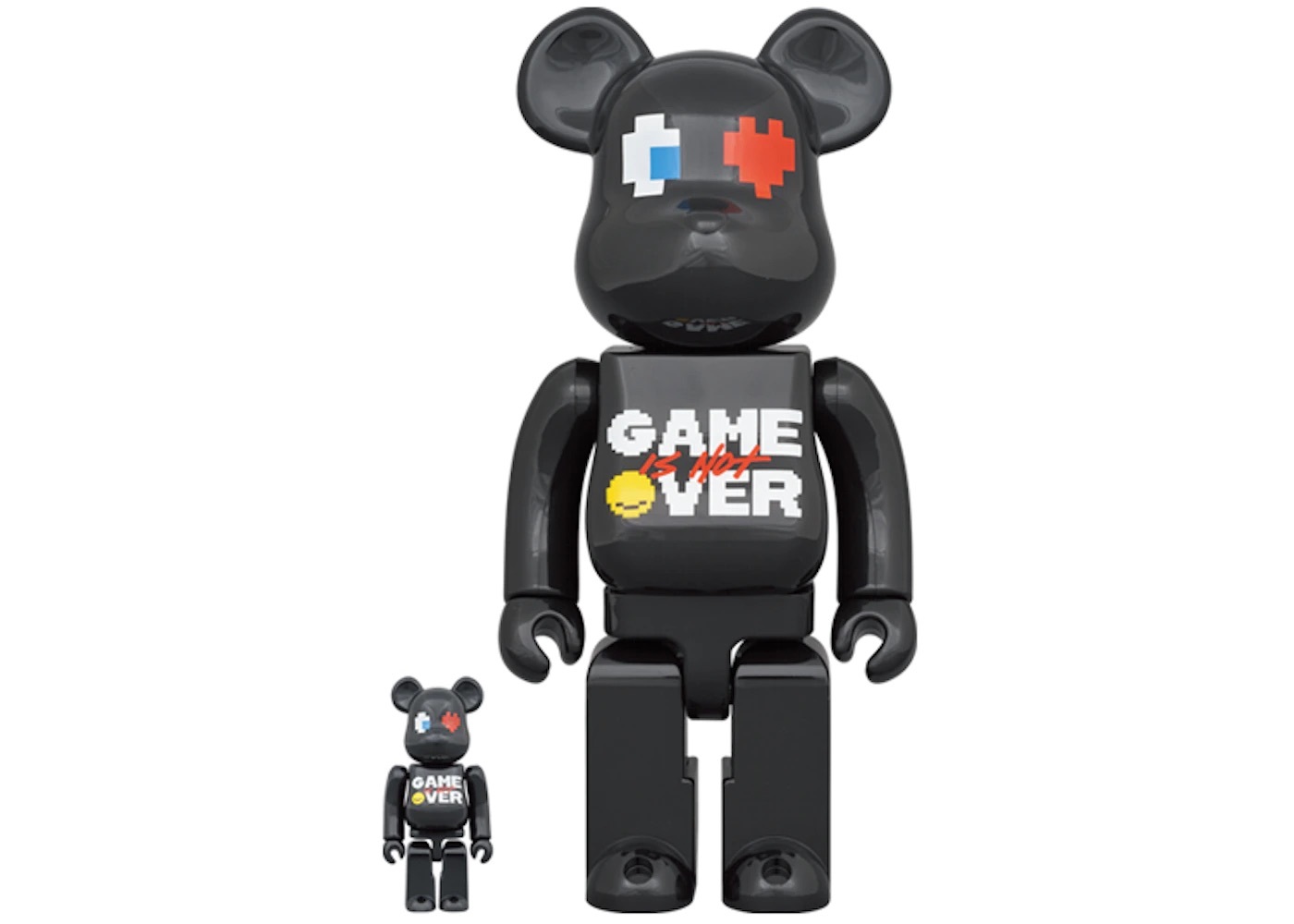 BE@RBRICK PAC-MAN X GRAFFLEX X 9090 X S.H.I.P & CREW 100% & 400% SET