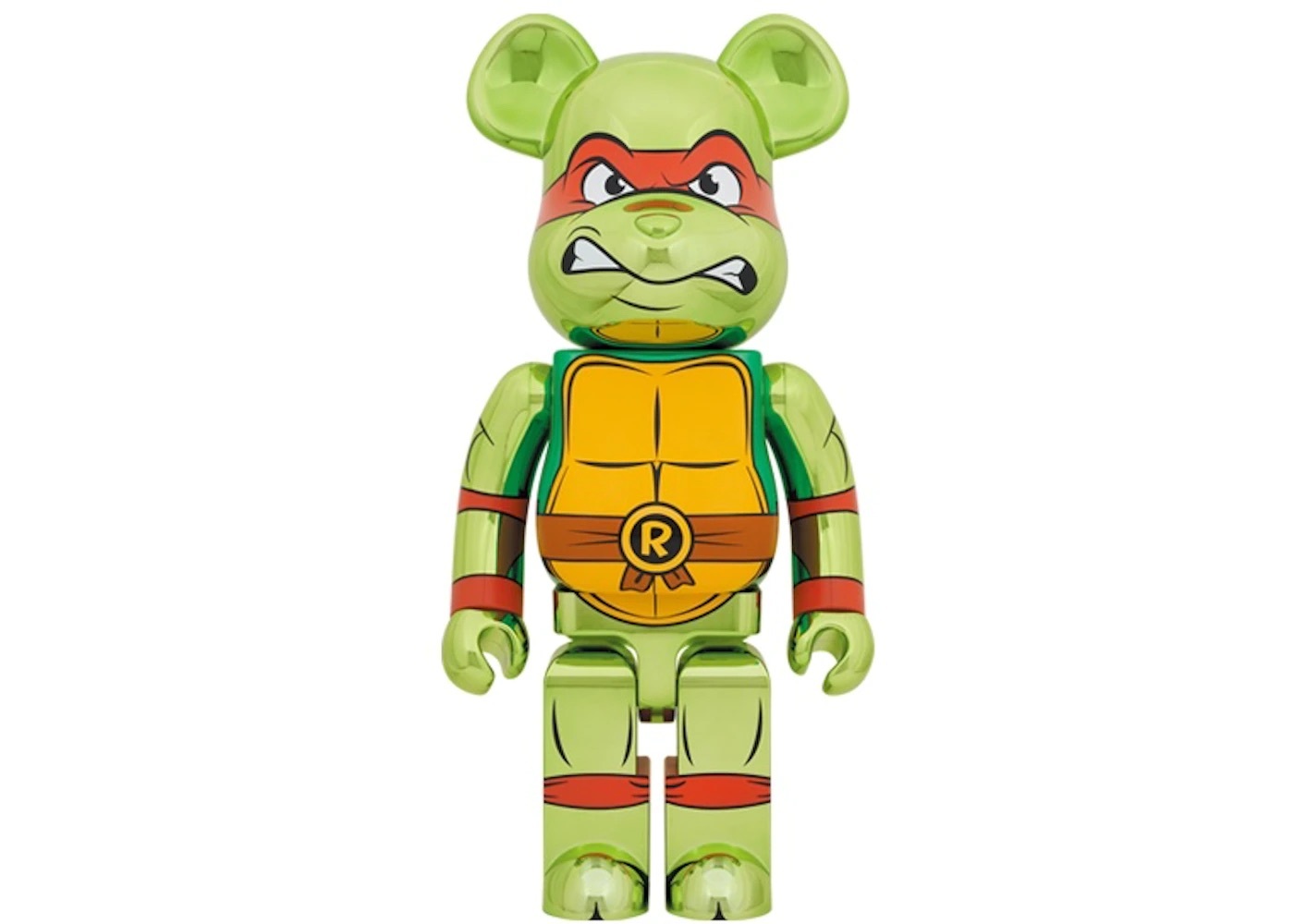 BE@RBRICK NINJA TURTLES RAPHAEL 1000% CHROME VER.
