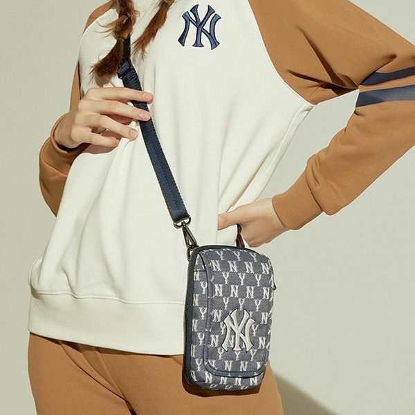 MLB JACQUARD MONOGRAM MINI CROSSBODY BAG