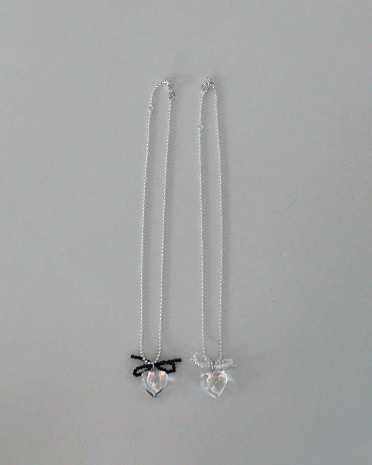 Glossy Heart Necklace【KR】