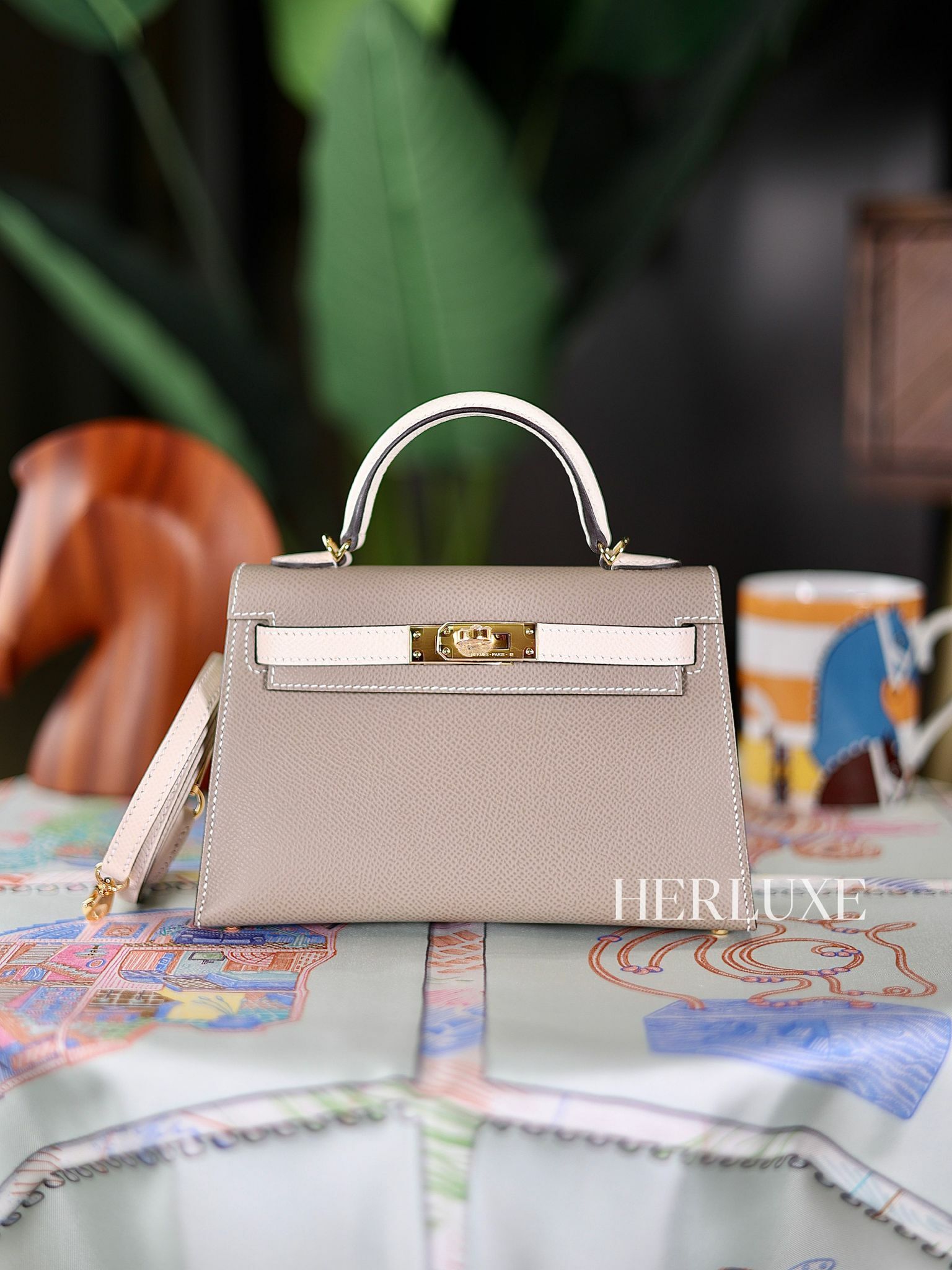 Kelly mini II HSS M8 gris asphalt/ 10 craie cc epsom B