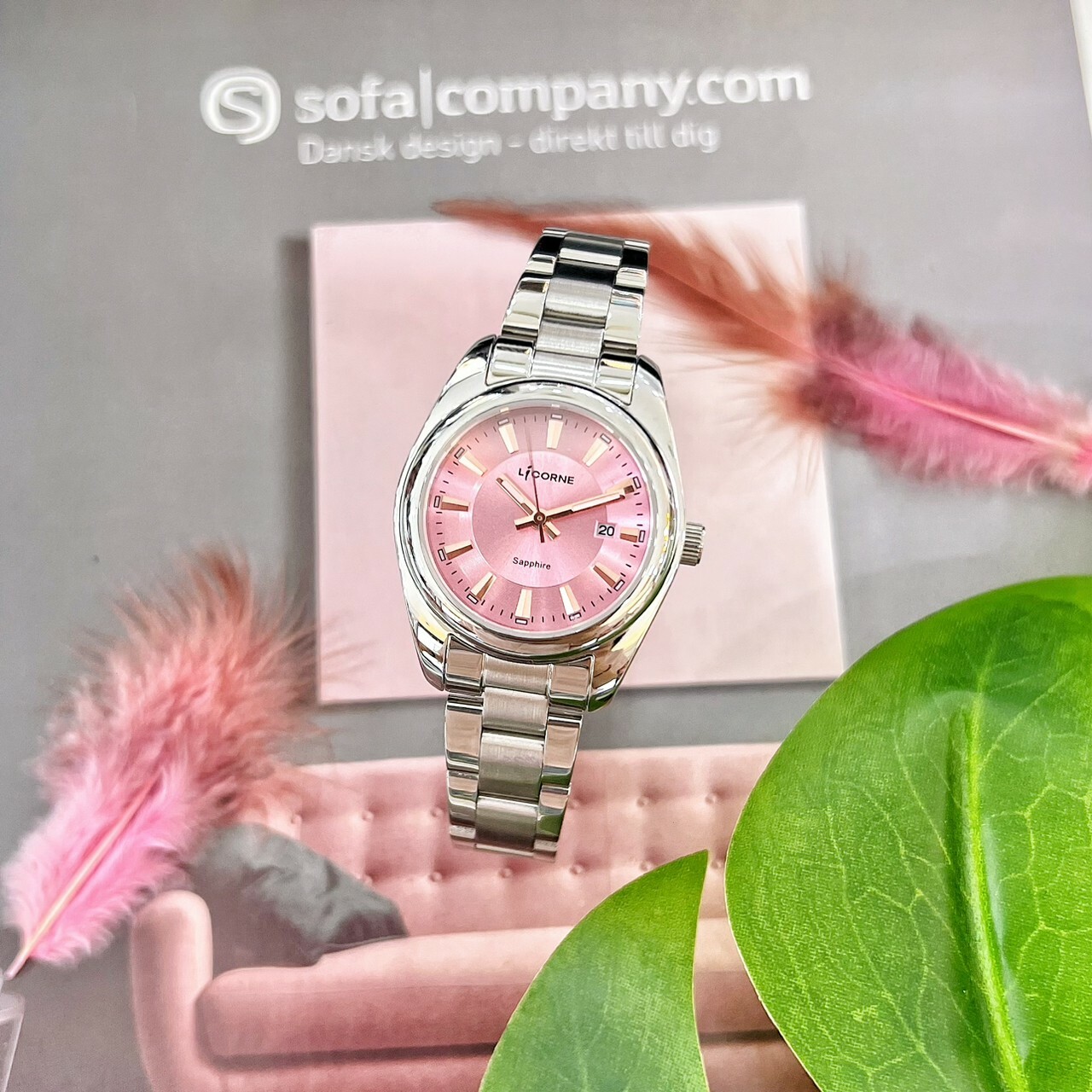 【entr'ee 力抗】都會簡約風格女錶 LT132LWPI-R 29mm 現代鐘錶