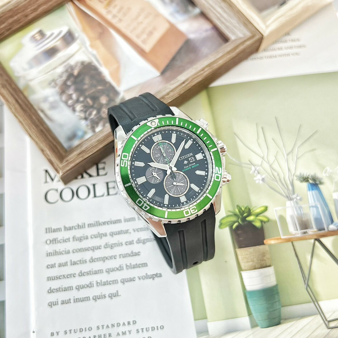 【CITIZEN 星辰】PROMASTER 限量三眼計時時尚腕錶 CA0715-03E 44.5mm 現代鐘錶