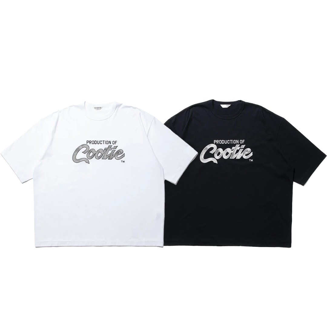 COOTIE PRODUCTIONS 23SS EMBROIDERY OVERSIZED S/S TEE由後藤