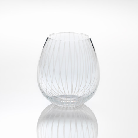 廣田硝子 大正浪漫 花蕾杯 2入組 ( 市松+十草 )