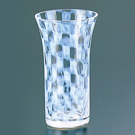 廣田硝子 大正浪漫一口啤酒杯 2入組 (市松+水玉)