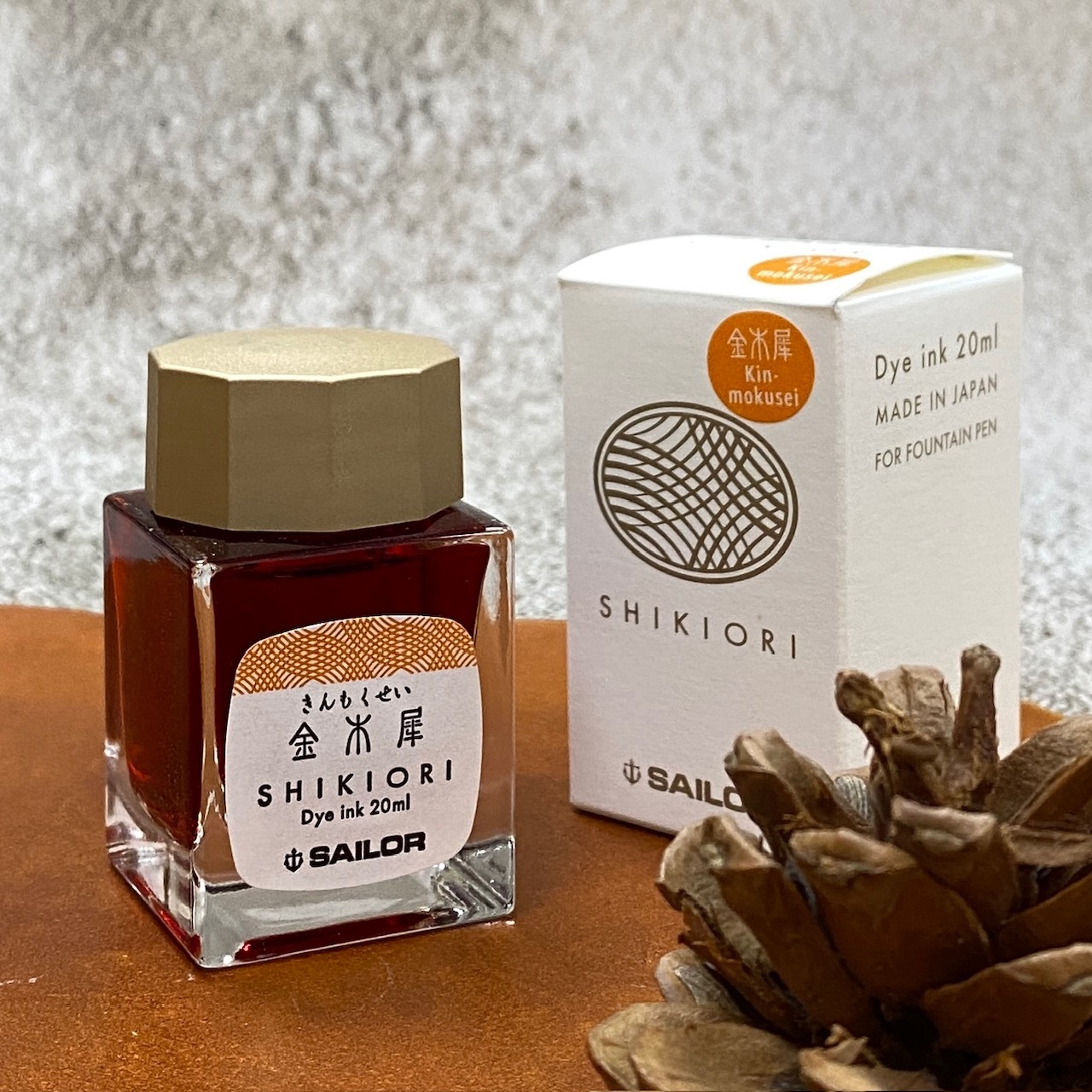 寫樂 四季織鋼筆墨水 20ml_金木犀