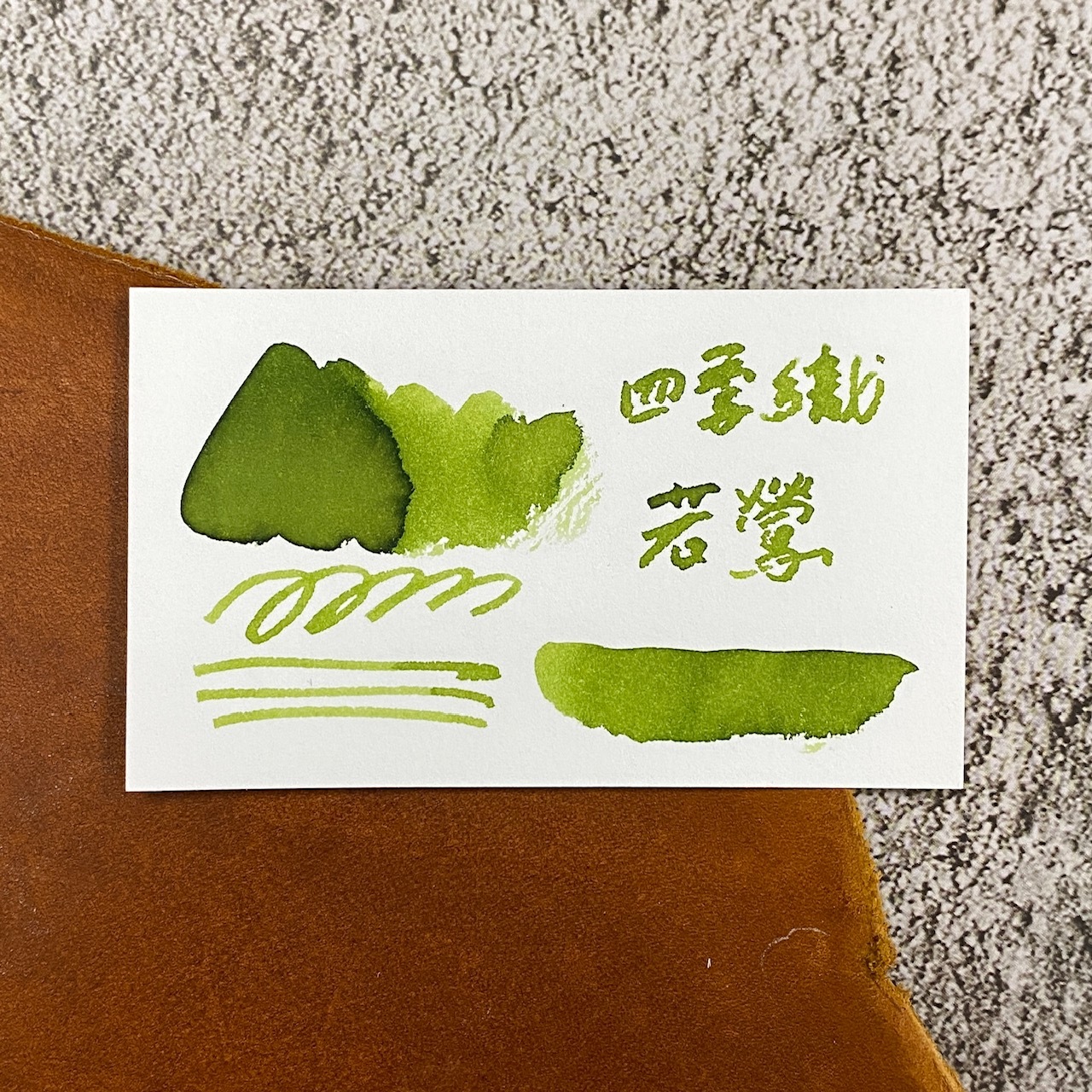 寫樂 四季織鋼筆墨水 20ml_若鶯