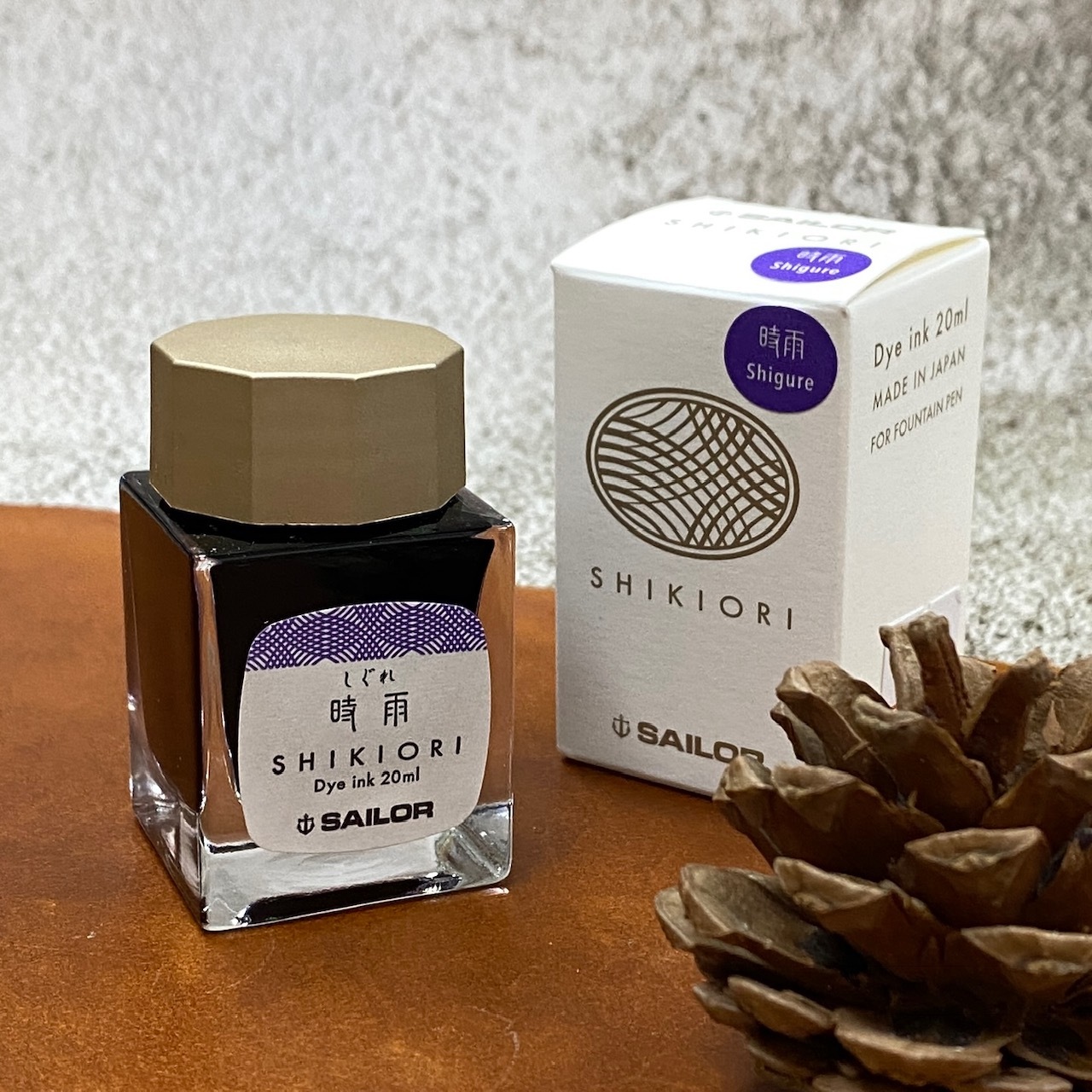 寫樂 四季織鋼筆墨水 20ml_時雨
