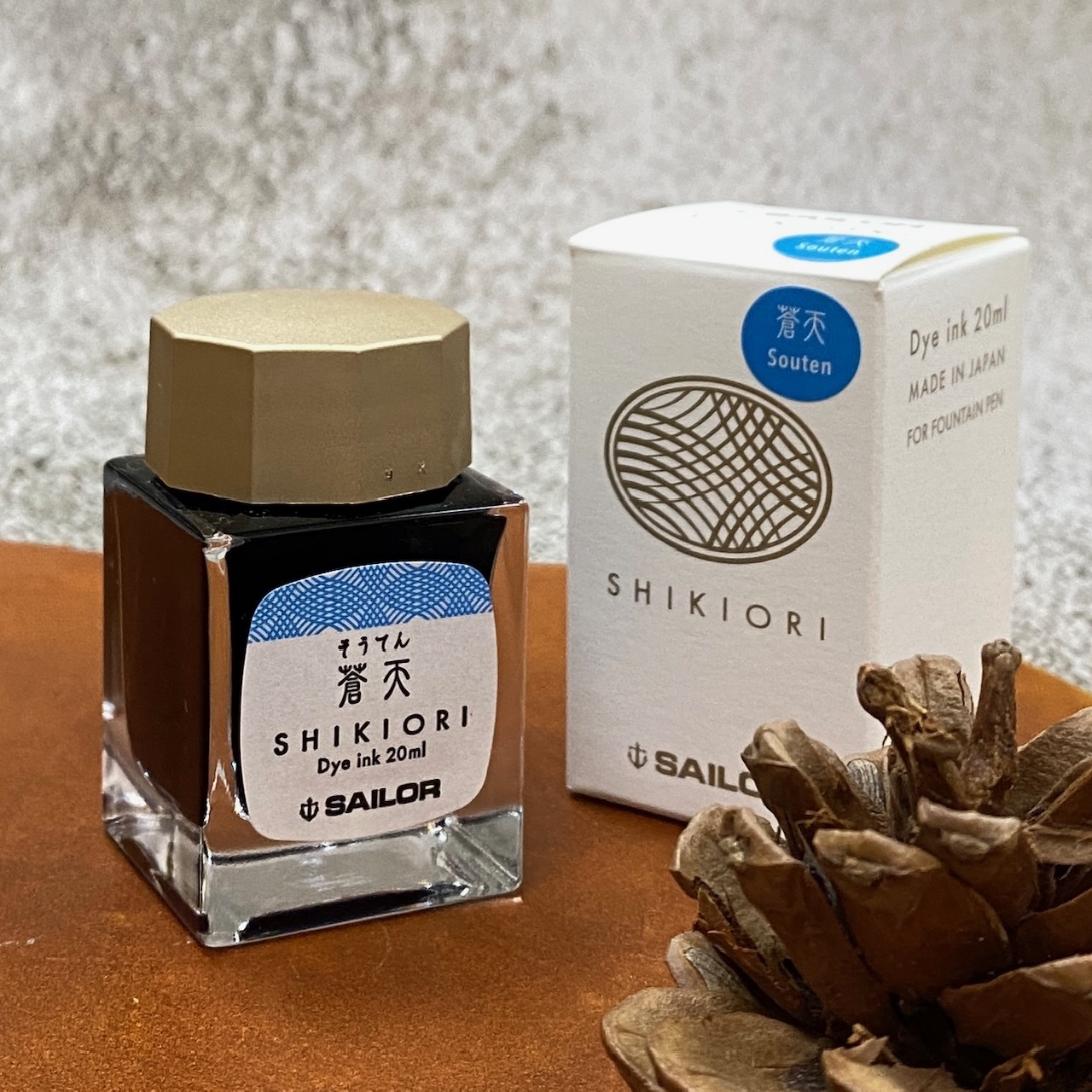 寫樂 四季織鋼筆墨水 20ml_蒼天