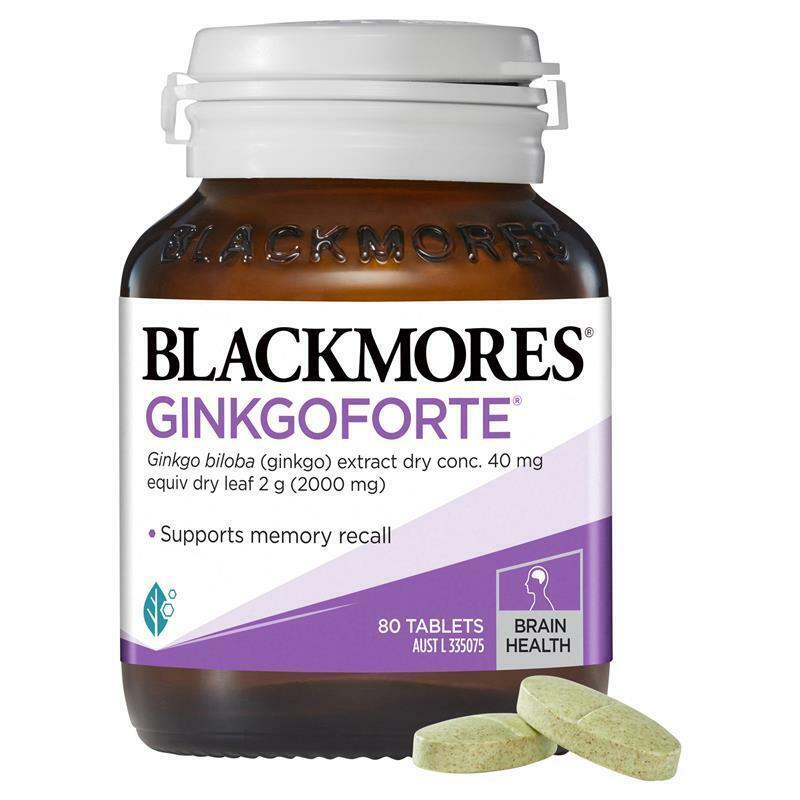 Blackmores 澳佳寶Ginkgoforte 銀杏複方2000 毫克x 80 片