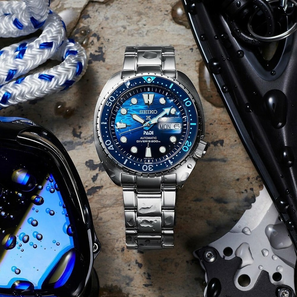 SEIKO 精工】Prospex PADI 海龜特別版4R36-06Z0F 45mm 現代鐘錶
