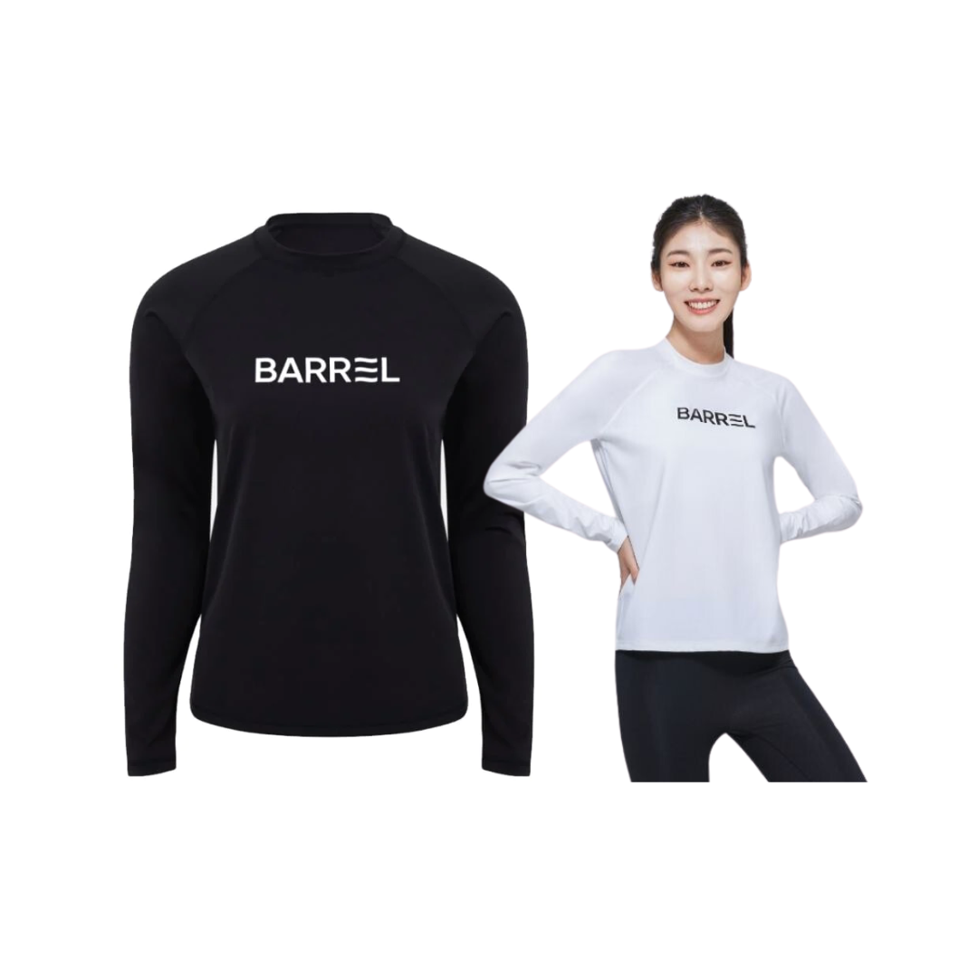 ▲BARREL 女款素色寬版防曬衣 BLACK