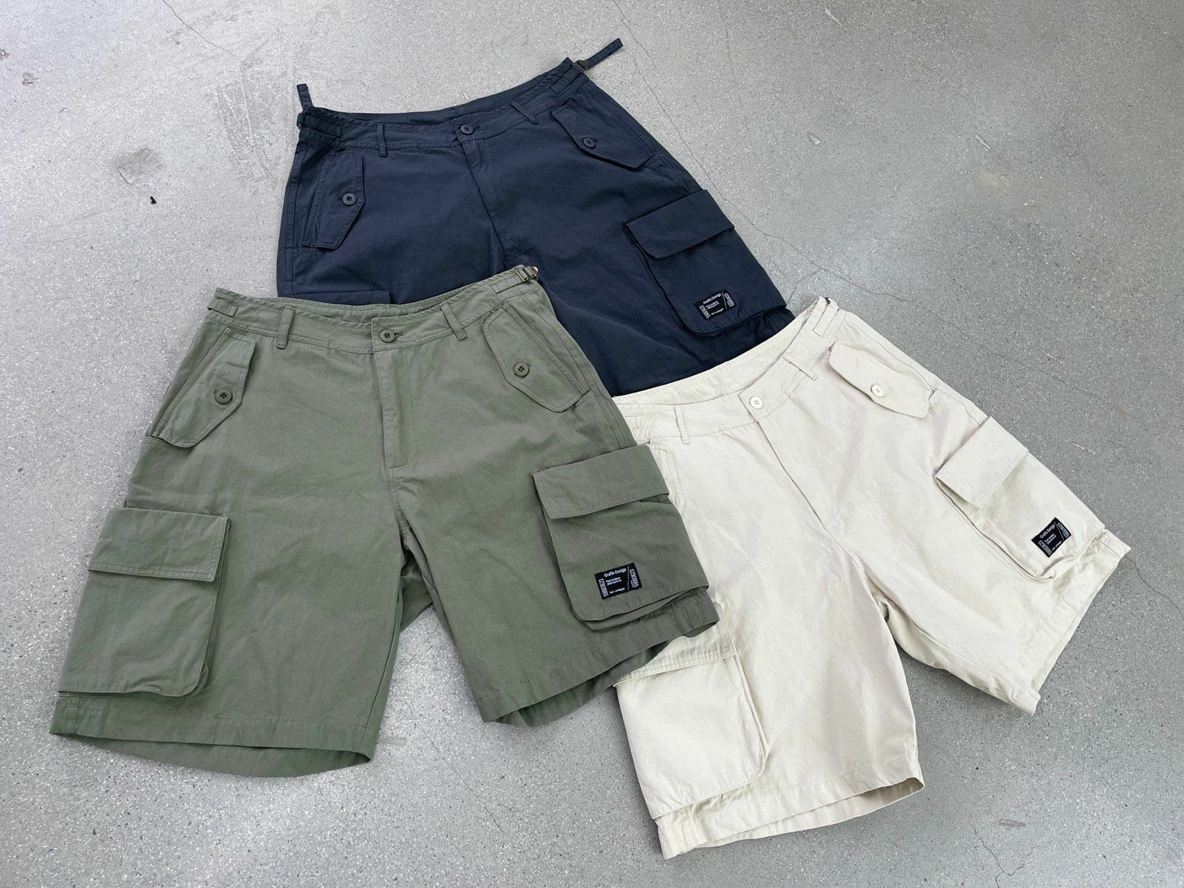 淨色工裝短褲 DDM-004P
