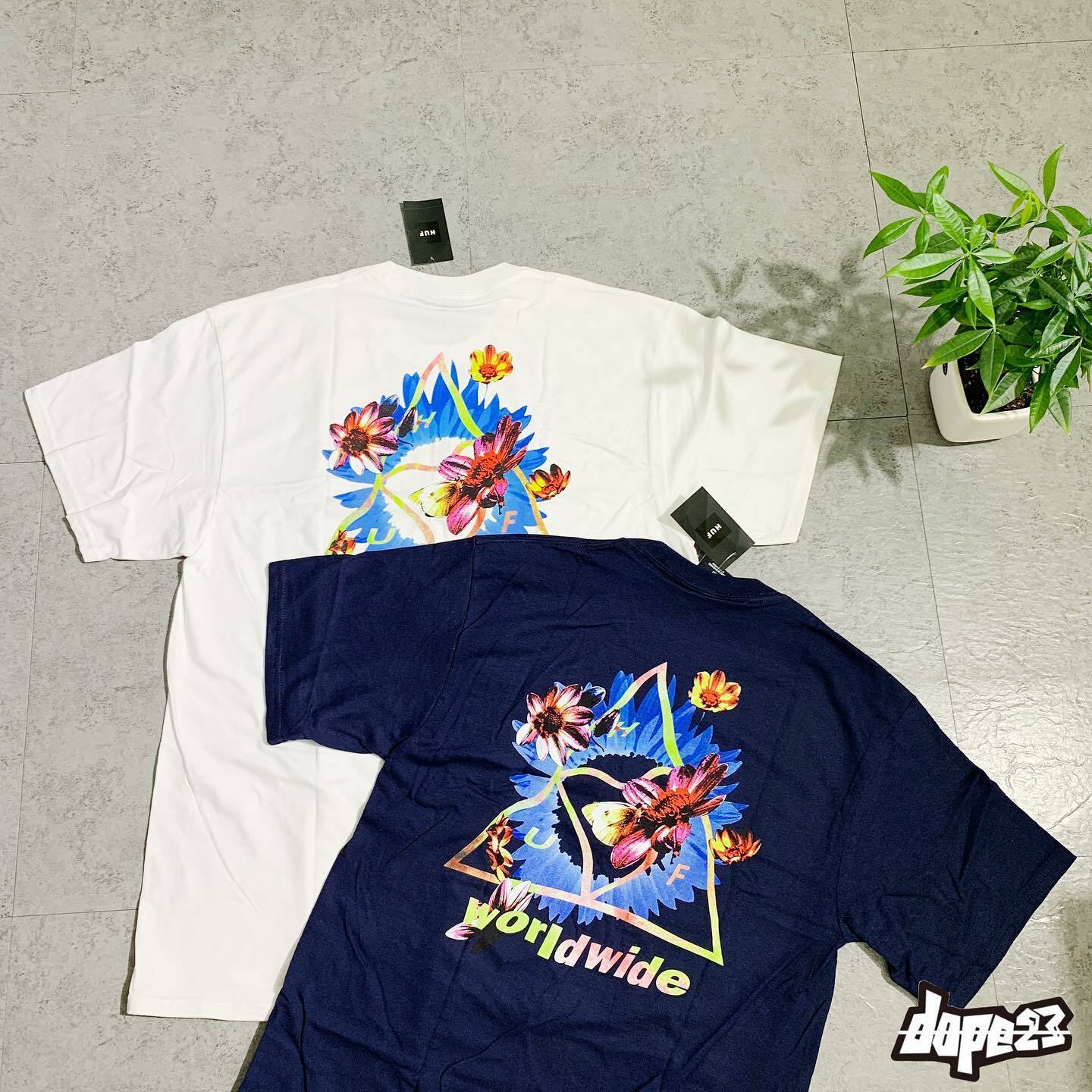 Huf Come Down TT Tee  WHITE  NAVY 兩色