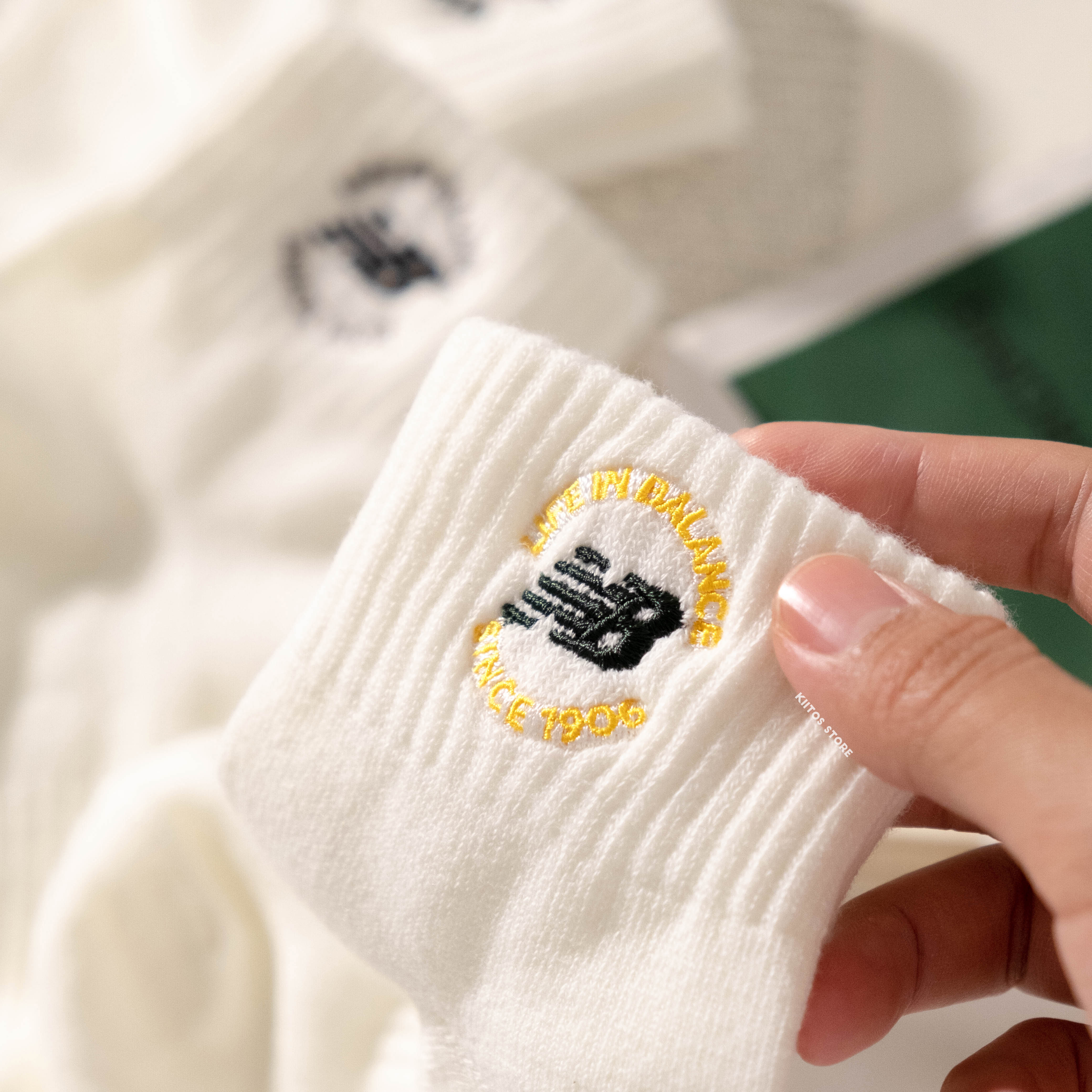 【現貨】New Balance 刺繡 圓標 LOGO 三雙一組 襪子