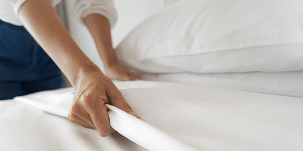 乾淨床包被套，飯店衛生講究成就舒適夜晚