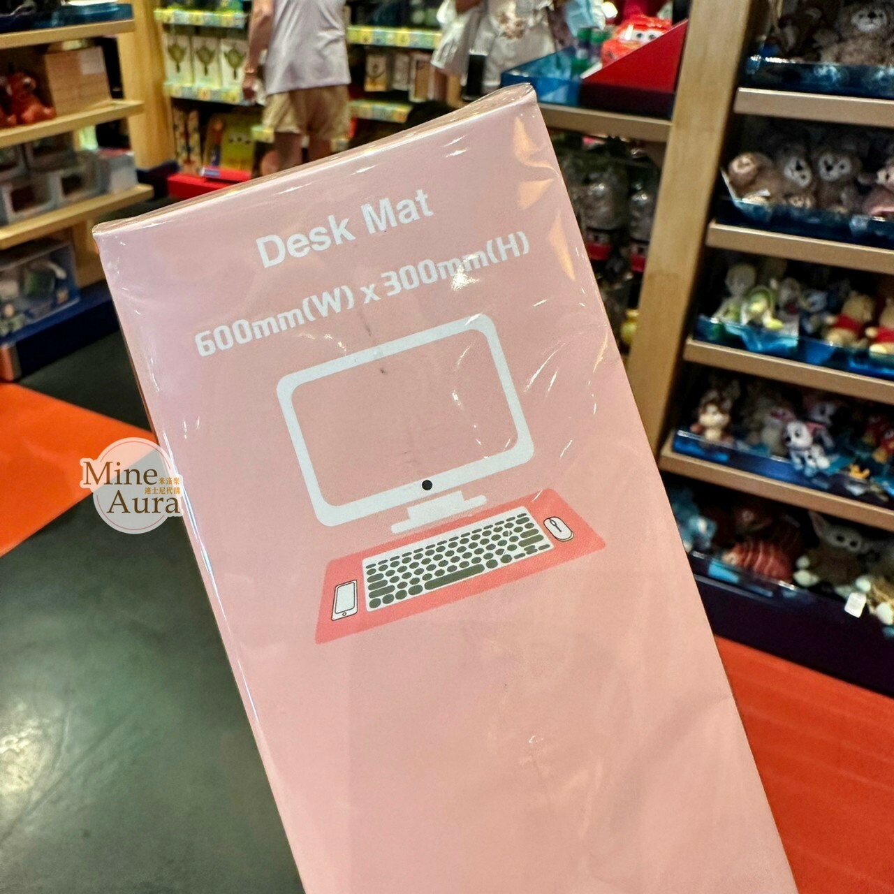 (現貨) Cozy Fun 熊抱哥 Lotso 毛怪 蘇利文 Sullivan 毛球圖案 桌墊 滑鼠墊 -香港迪士尼樂園