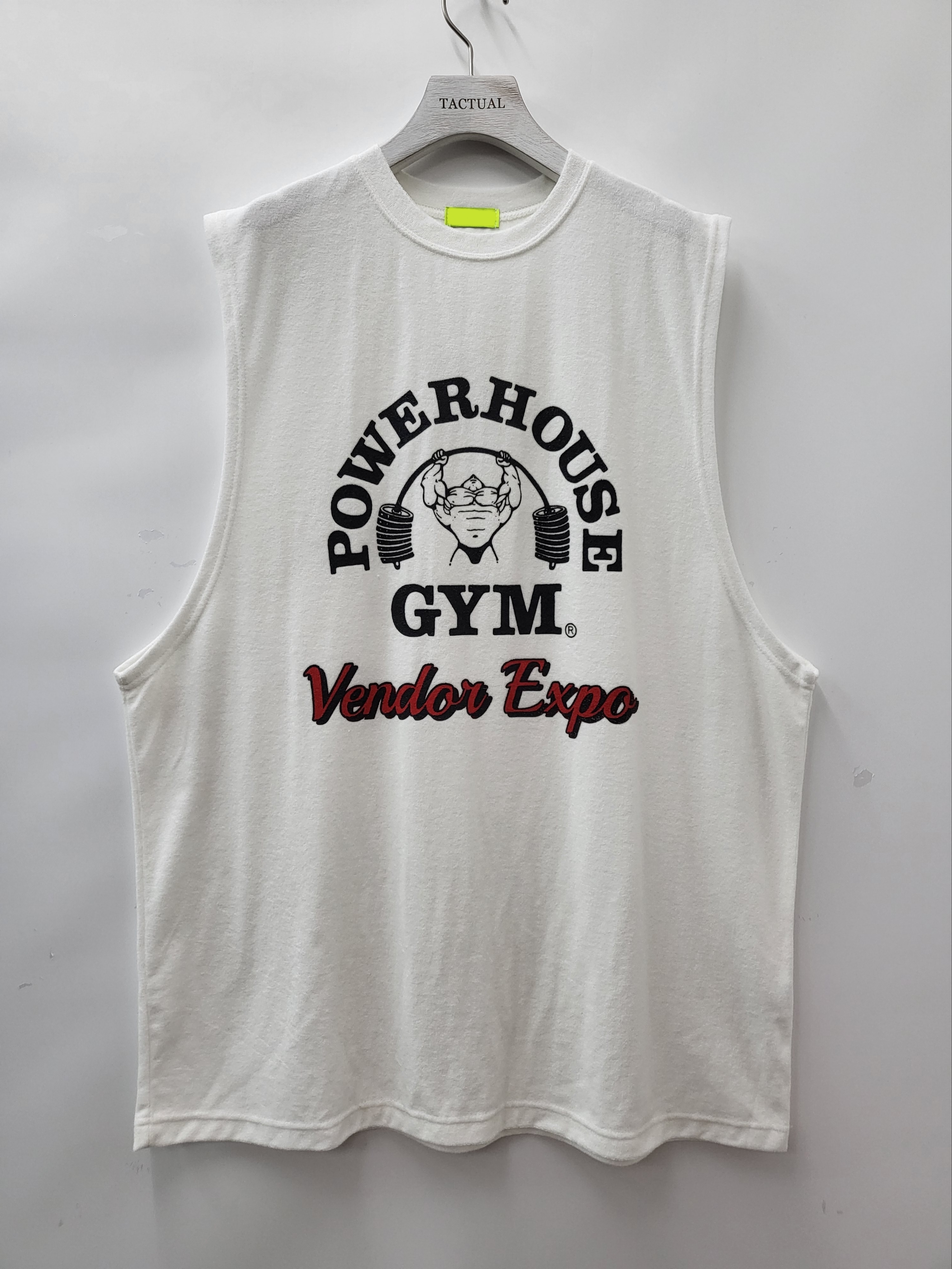 英文字圖案背心 V1003