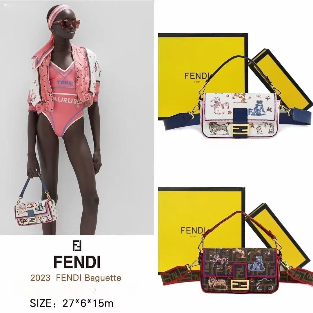 FENDI Baguette中號手袋