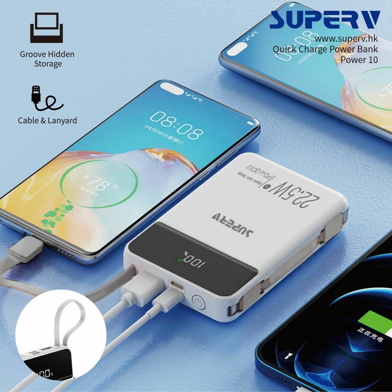 SuperV Multifunctional Power Bank Model Power10