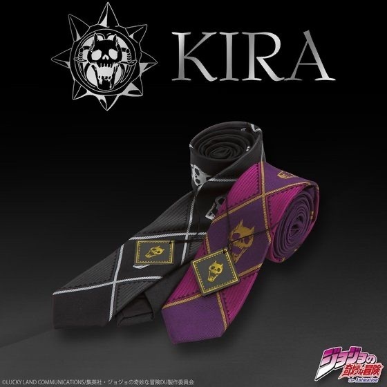 【極美品】ジョジョの奇妙な冒険　吉良吉影　ネクタイ　ULTRA-VIOLENCE 237947 Pbandai 預訂2025/12月【PB限定】【ジョジョの奇妙な冒険