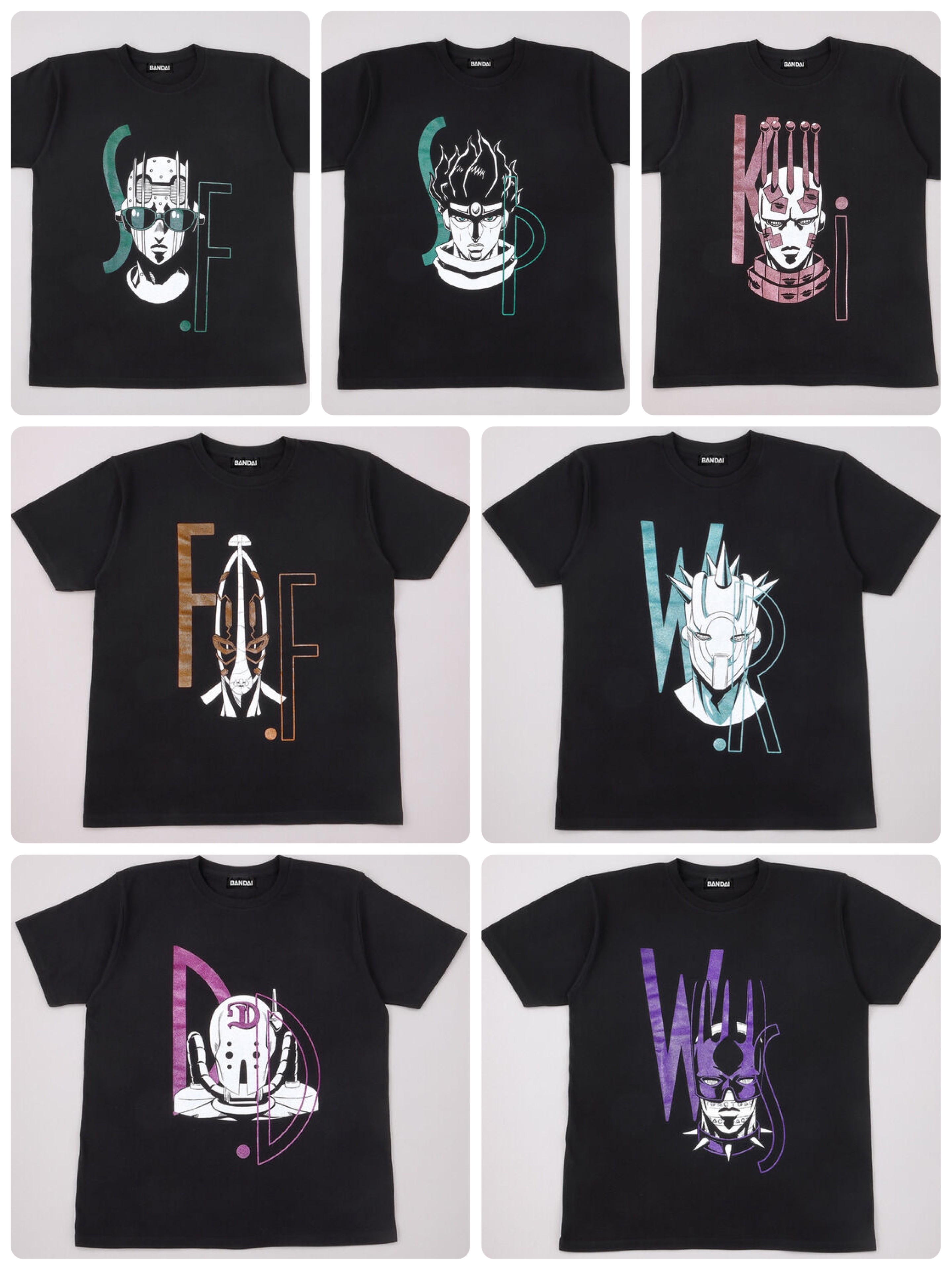 240210 Pbandai 預訂2026/4月【PB限定】ジョジョの奇妙な冒険 ストーンオーシャン Tシャツコレクション２