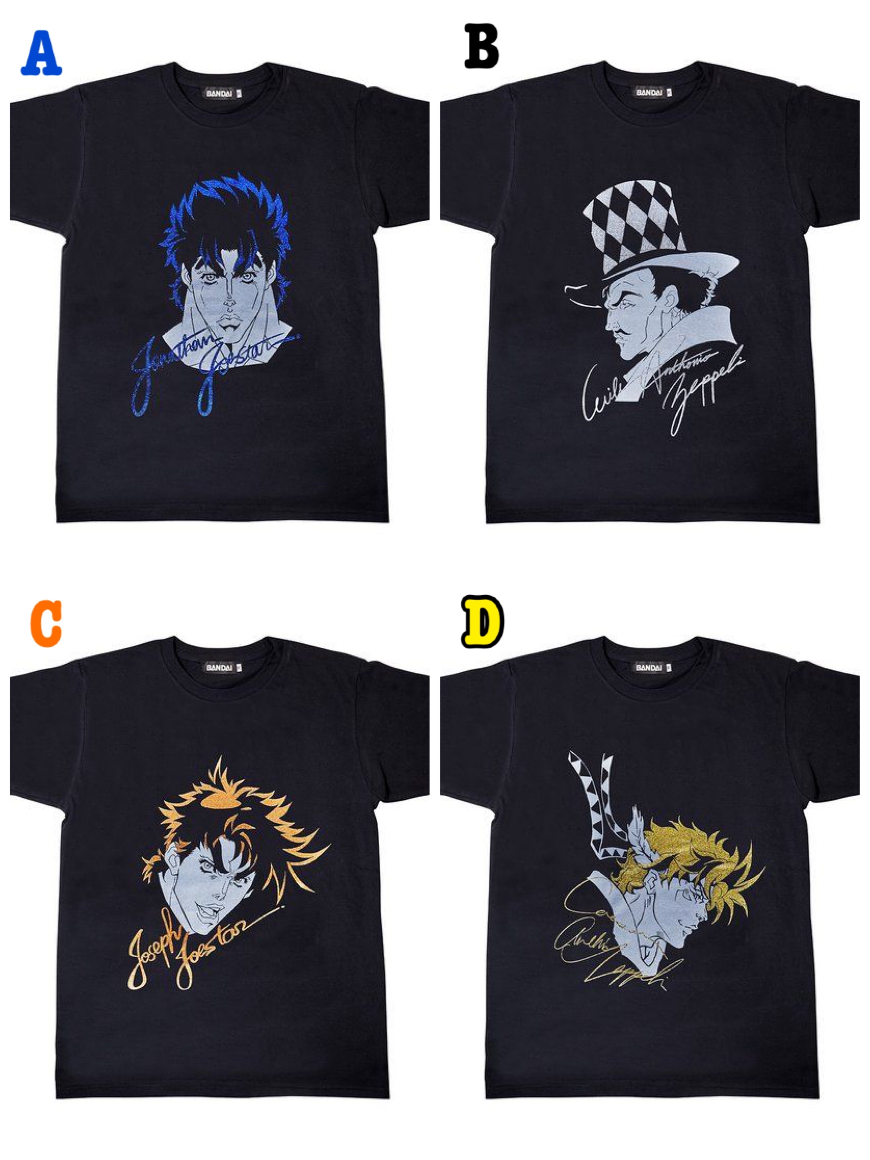 240212 Pbandai 預訂2026/4月 【PB限定】ジョジョの奇妙な冒険 Tシャツコレクション１
