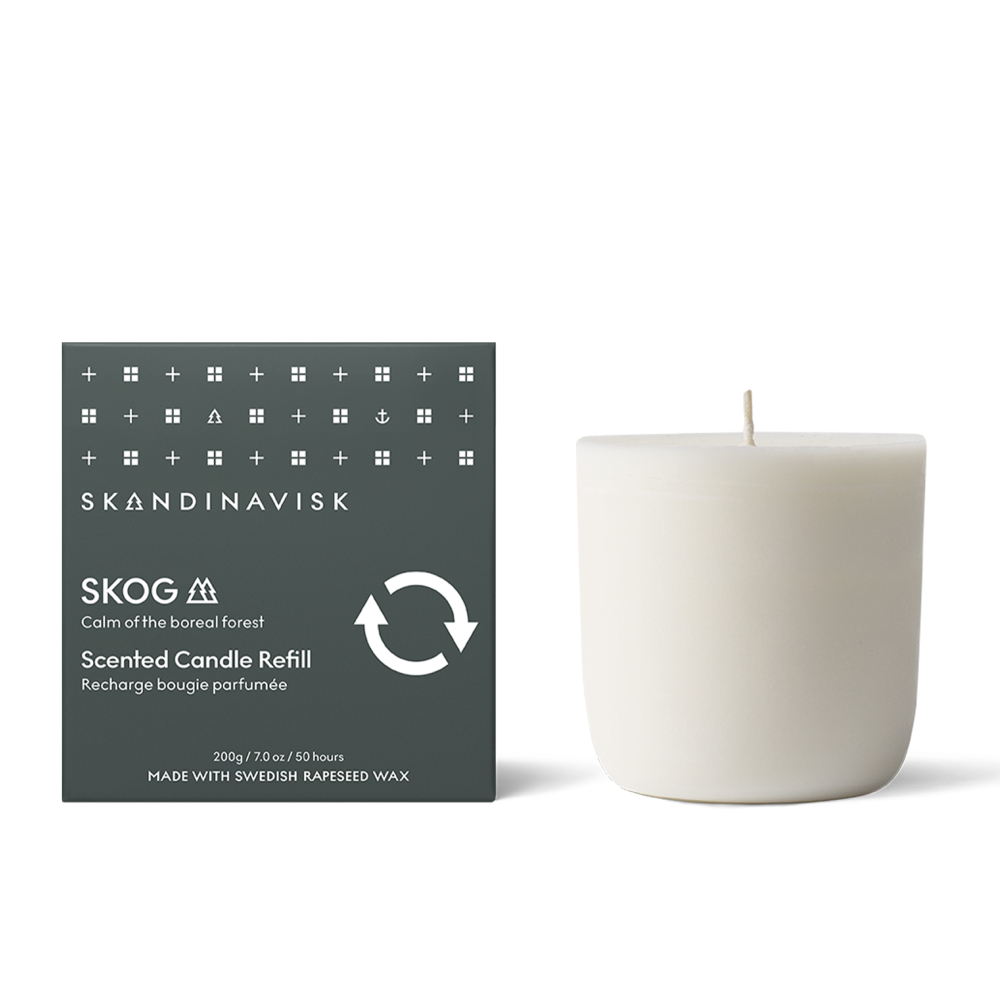 丹麥 Skandinavisk｜SKOG 挪威森林 補充裸蠟 200g