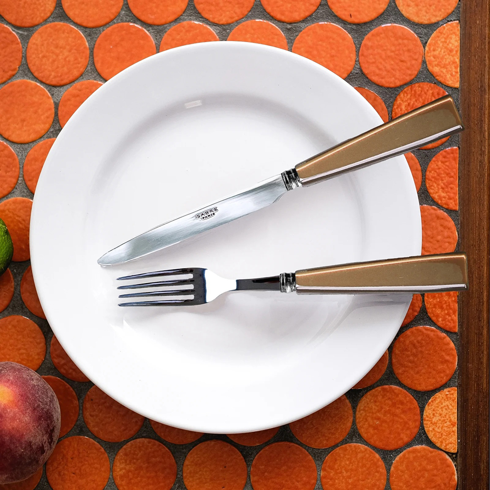 SABRE | Icone 60s 風華年代 | 主餐叉子 | 焦糖棕