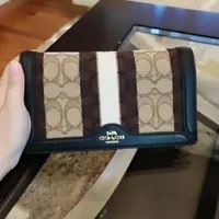 [S] COACH COACH C5884 SIGNATURE STRAP JAQUARD ANNA XBD,IM/KHAKI BLACK MULTI (FINAL SALE), 195031296956 (SCO435)