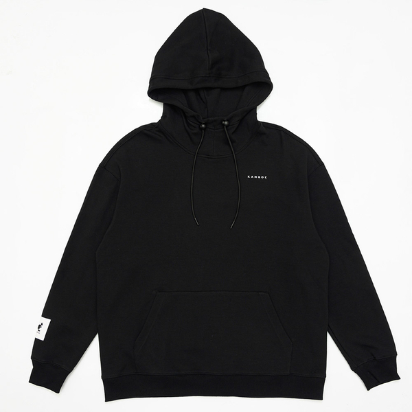 KANGOL 帽T 中性款 黑色/橘色/藍色 素面 袖口印花 男女 62551053-