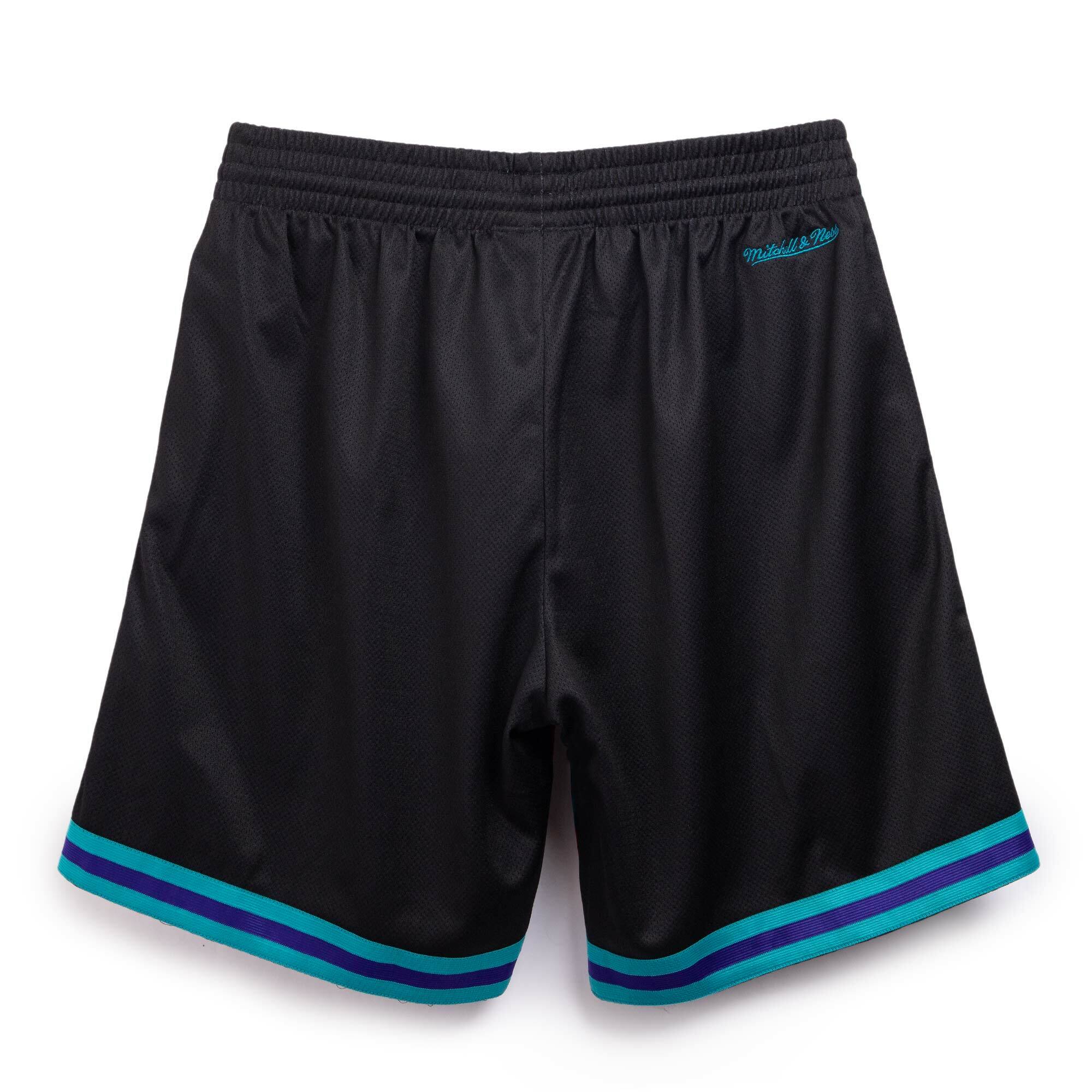 Mitchell & Ness NBA Big Face 7.0 Fashion short Hornets 黃蜂隊 短褲 黑藍 MN23B-SH02CH [台灣現貨]