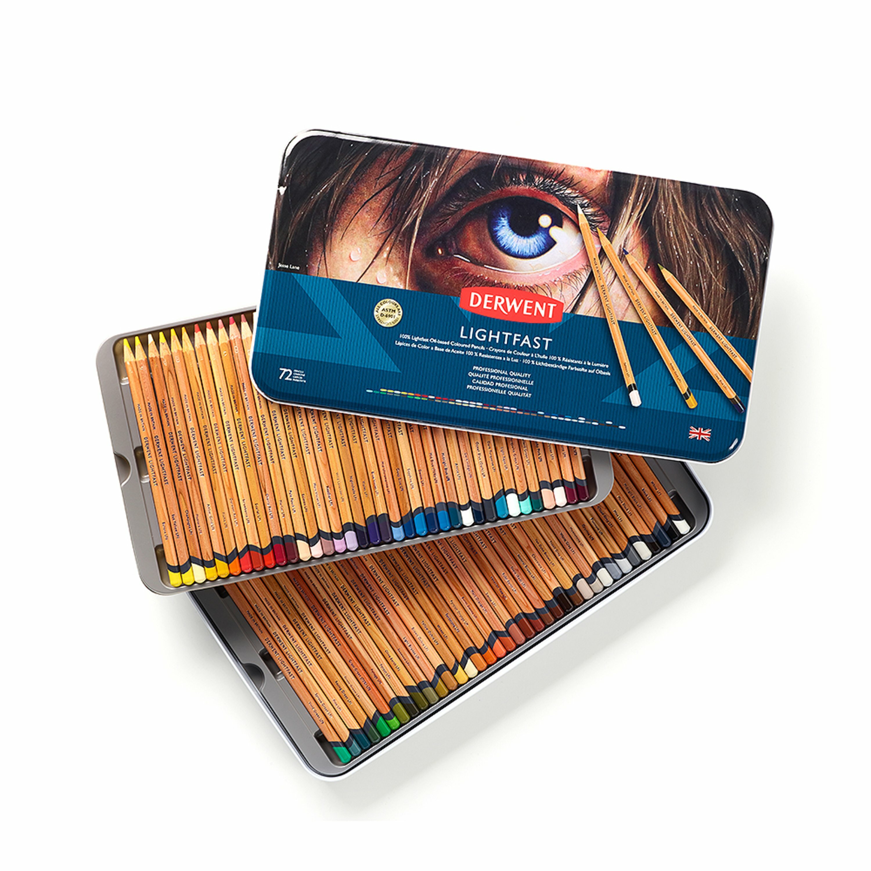 Derwent Lightfast油性木顏色筆72色