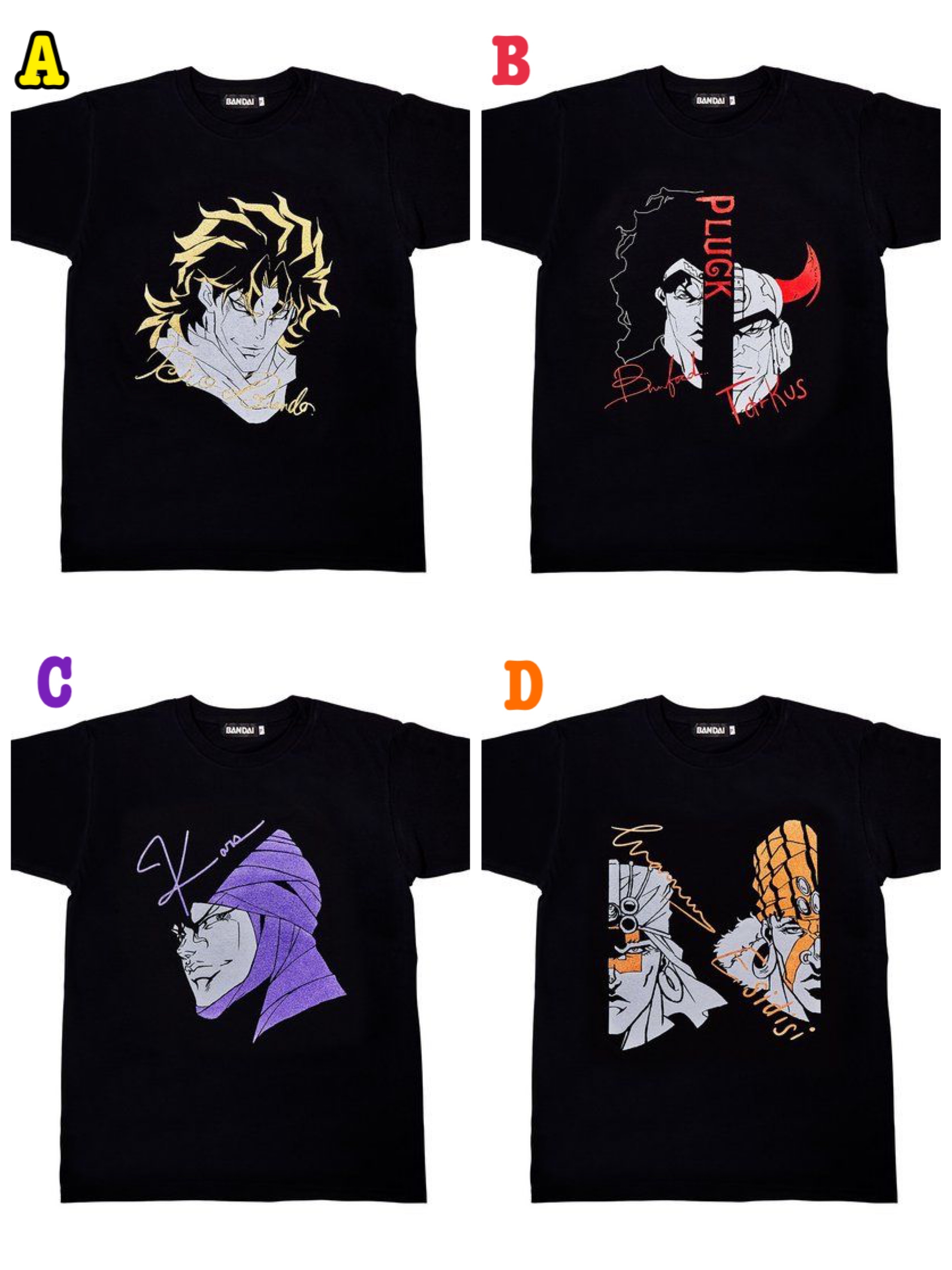 240216 Pbandai 預訂2026/4月 【PB限定】ジョジョの奇妙な冒険 Tシャツコレクション２