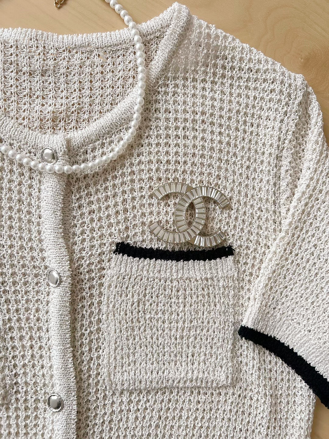 ♥︎質感撞色口袋燕麥上衣外套