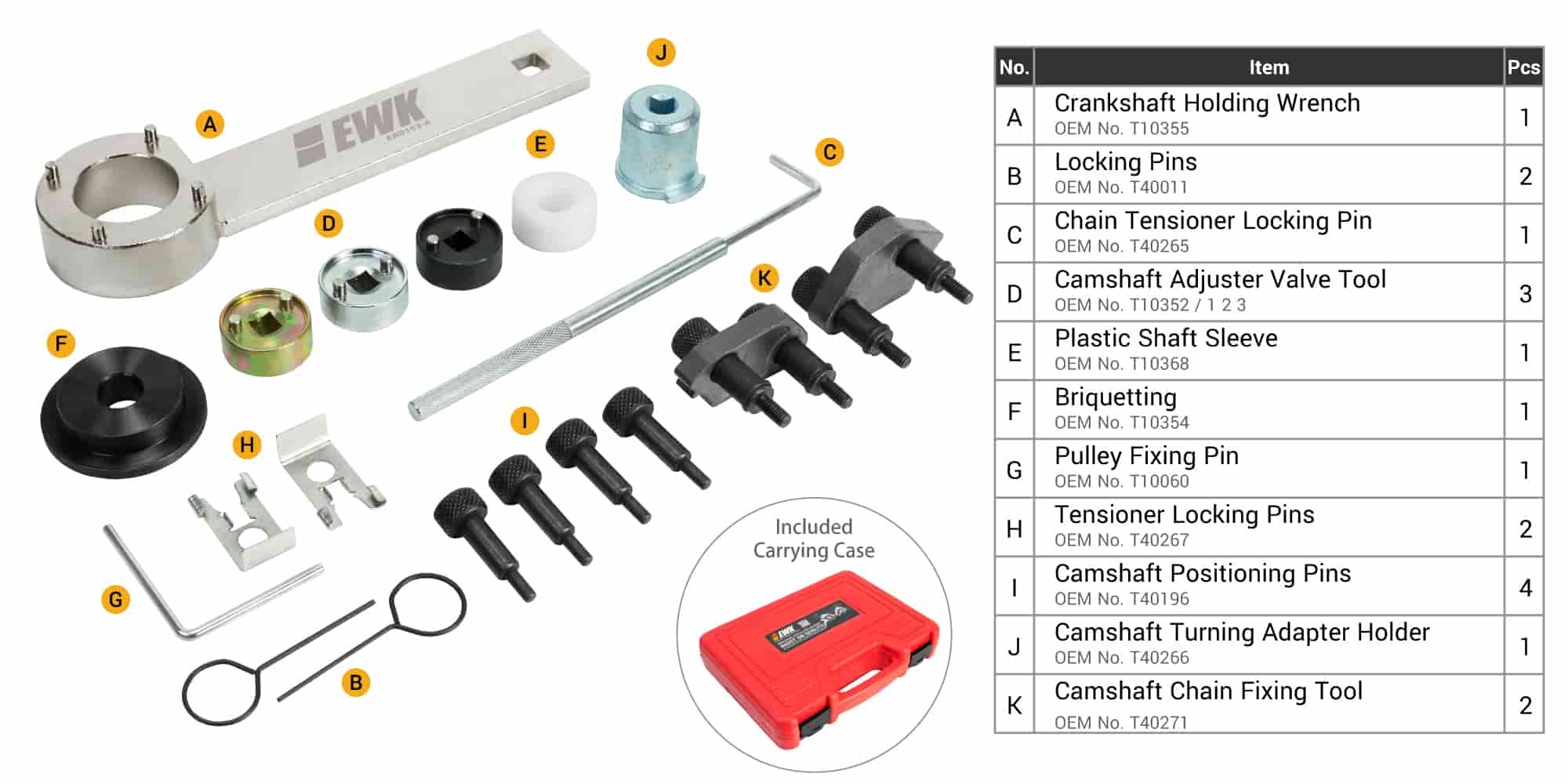 Camshaft Locking Timing Tool for VW Audi VAG | EWK