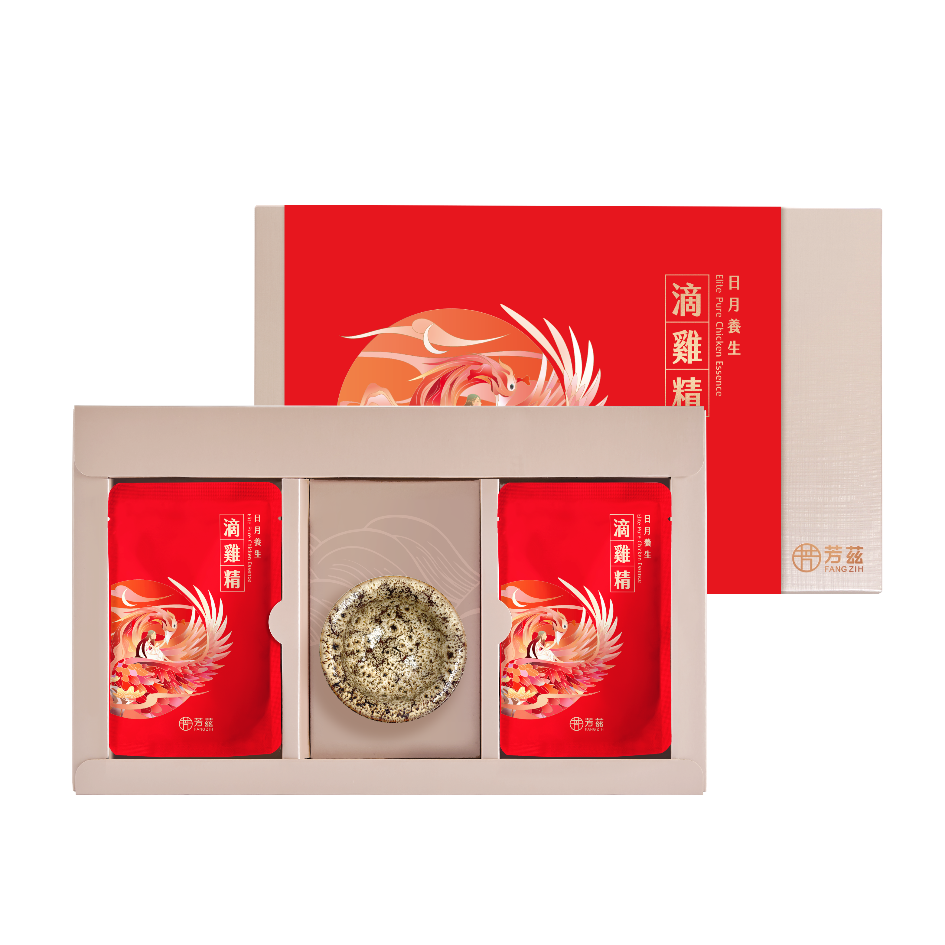 芳茲日月養生滴雞精(常溫)-禮盒款6包/盒