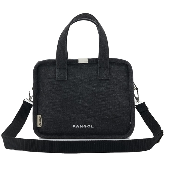 KANGOL 水洗 帆布 小方包 袋鼠 包包 63251704-