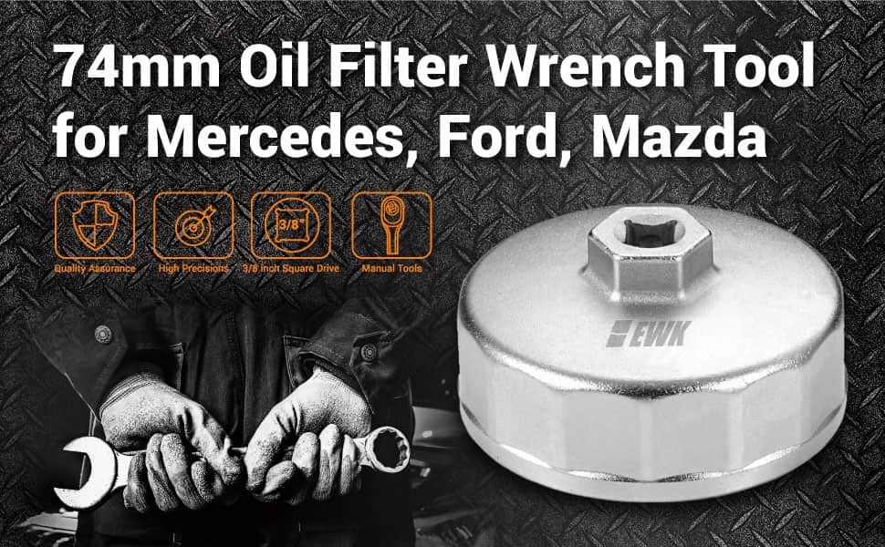 74mm 14 Flutes Oil Filter Wrench 903 for Audi Volkswagen VW Mercedes Benz  Mazda