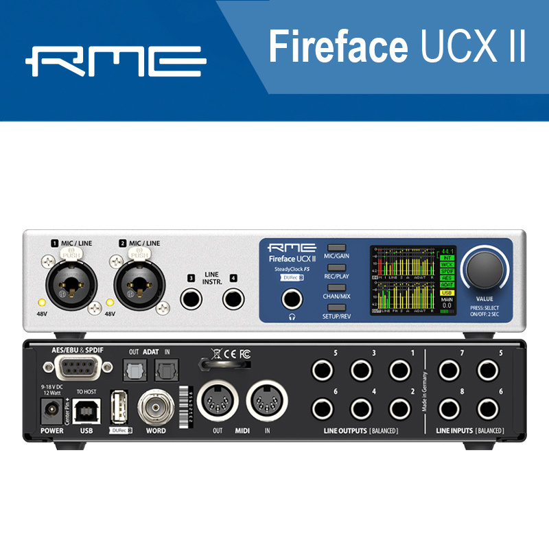 RME Fireface UCX II 錄音介面