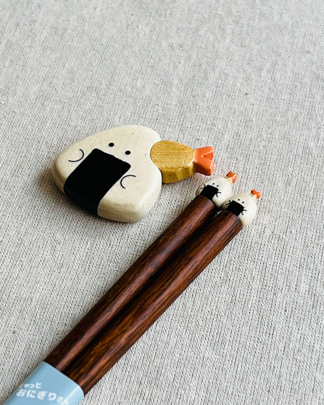 Sea Sedge Rice Ball、Shrimp Tempura Rice Ball Chopsticks & Chopstick Rest